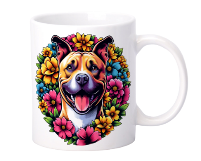 Obrazek Kubek biały floristic amstaff 330 ml